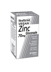 Gluconato de zinc 70mg 90Comp HealthAid
