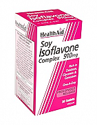Complejo de Isoflavonas de Soja 910 mg 30cap HealthAid    