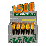 CARNITINA VIALES 1500MG FRESA 24ML NUTRISPORT