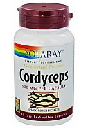 CORDYCEPS 500MG 60 CAP SOLARAY 